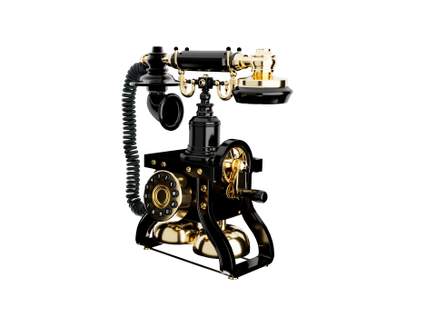 Vintage telephone 3D Model