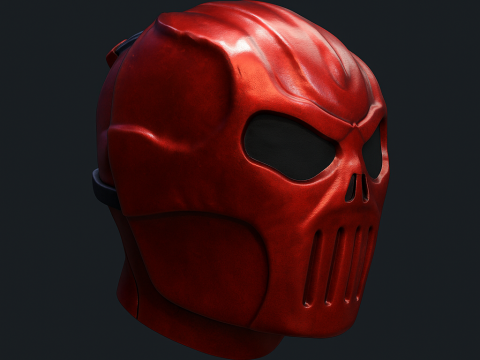 Skull Mask Realistic 3D Printable Horror Cosplay STL 3D Model