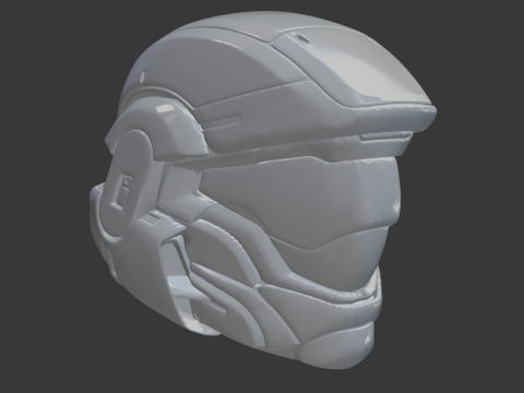 궤도 강하 충격 기병 ODST Halo 3D 인쇄 가능한 군인 STL 3D 모델