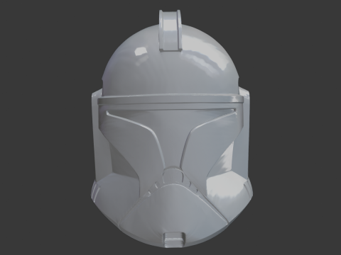 चरण I क्लोन ट्रूपर हेलमेट स्टार वार्स 3डी प्रिंट करने योग्य एसटीएल 3D मॉडल