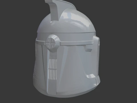 Phase I Clone Trooper Helmet Star Wars 3D Printable STL 3D Model