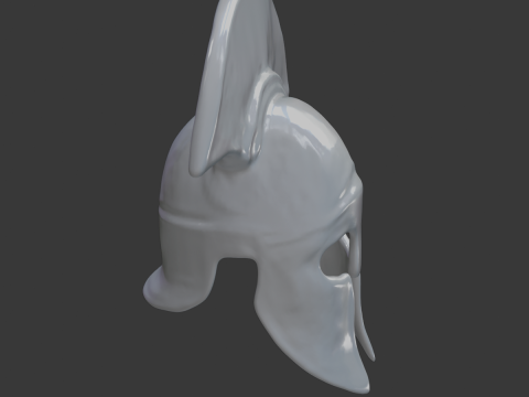 Casque Spartan Ancient Warrior Grec STL imprimable en 3D Modèle 3D