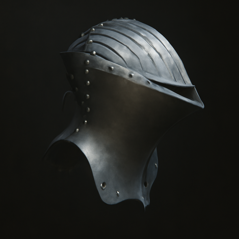 Capacete de justa medieval Knight Armor 3D para impressão STL Modelo 3D .c4d .max .obj .3ds .fbx .stl .blend 