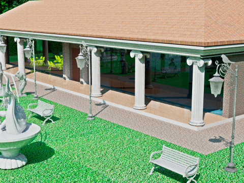 Domus Lavinia- fusion style villa 3D Model