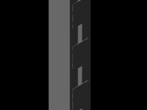 Channel channel column 3D Model