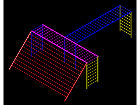 Лестница на детскую площадку 3D Модель