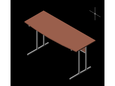 办公桌2006ACAD 3D 模型