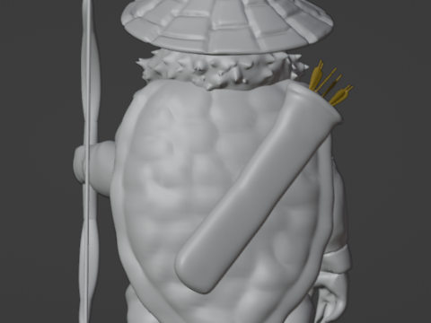 Rollenspiel Turtle Ladin 3D Modell