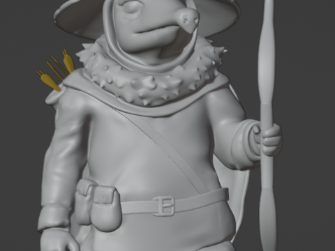 Rollenspiel Turtle Ladin 3D Modell