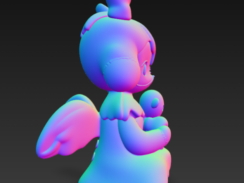 艾米魔法师故事系列案例-娃娃女孩 3D 打印模型