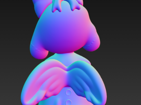 艾米魔法师故事系列案例-娃娃女孩 3D 打印模型