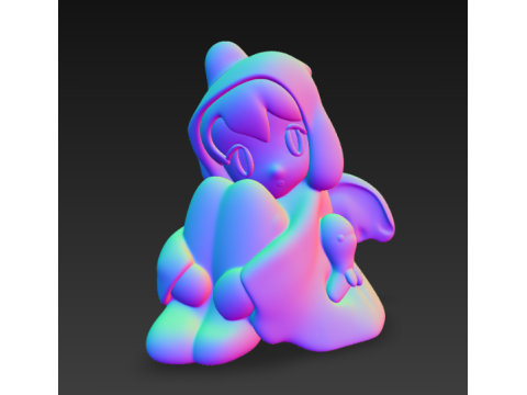 Aamy The Magicians 스토리 시리즈 케이스 - 고스트 3D 프린트 모델