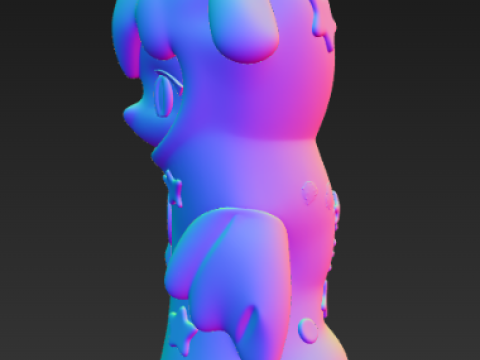 Aamy The Magicians 스토리 시리즈 케이스 - 슬라임 몬스터 3D 프린트 모델