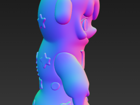 Aamy The Magicians 스토리 시리즈 케이스 - 슬라임 몬스터 3D 프린트 모델