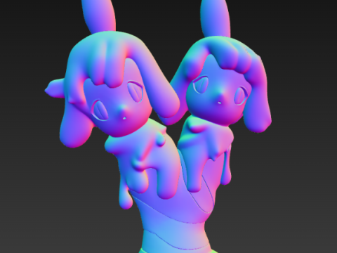 Aamy The Magicians 스토리 시리즈 케이스 - 트윈 캔들 3D 프린트 모델