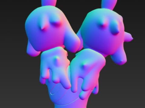 Aamy The Magicians 스토리 시리즈 케이스 - 트윈 캔들 3D 프린트 모델