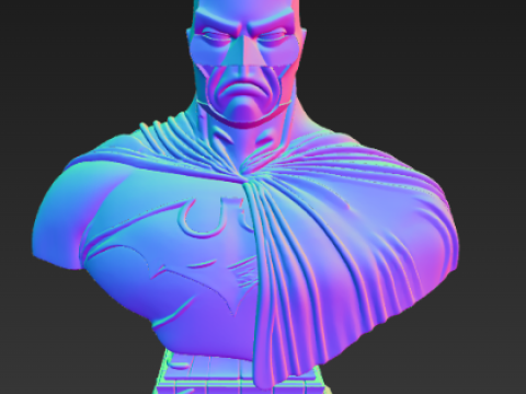 배트맨 흉상 3D 프린트 모델