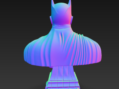 배트맨 흉상 3D 프린트 모델