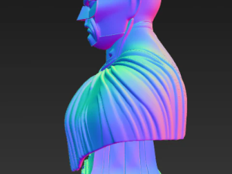 Batman Bust 3D Print Model