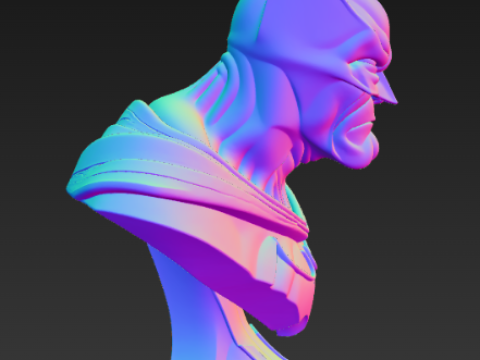 Busto do Batman 2 Modelo de Impressão 3D