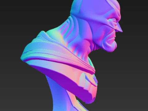 Batman Bust 2 3D Print Model