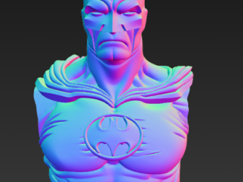 Бюст из детективных комиксов о Бэтмене 3D Принт Модель