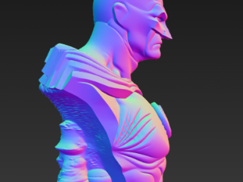 Бюст из детективных комиксов о Бэтмене 3D Принт Модель