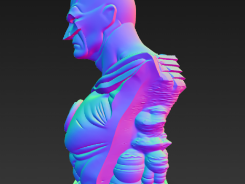 Бюст из детективных комиксов о Бэтмене 3D Принт Модель