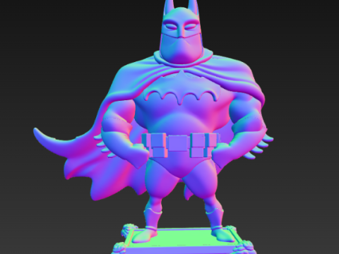 배트맨 동상 3D 프린트 모델