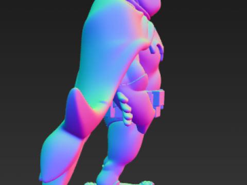 Batman-Statue 3D Druckmodell