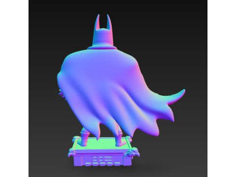 Batman-Statue 3D Druckmodell