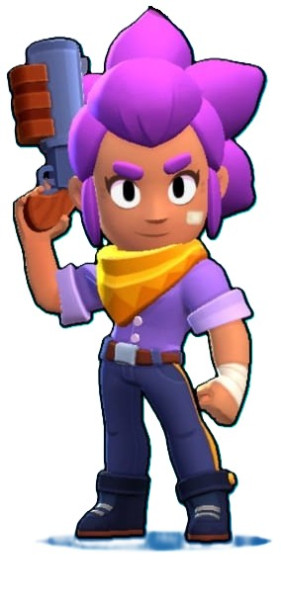 Brawl Stars - Shelly 3D Print Model .c4d .max .obj .3ds .fbx .stl .blend 