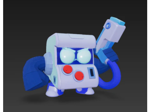 Brawl Stars 8bit Modello di stampa 3D