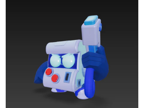Brawl Stars 8-bit 3D Print Model