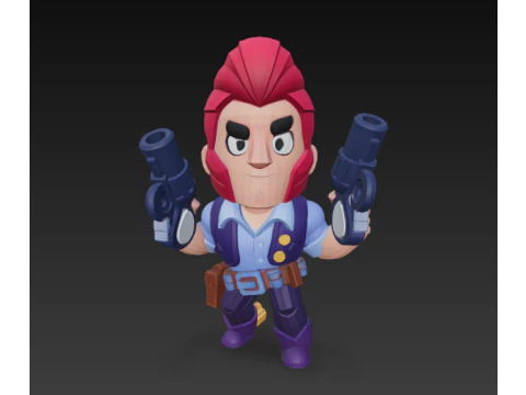 Brawl Stars Colt 3D Print Model