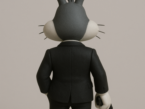 벅스 버니 스카페이스 에디션 3D 프린트 모델