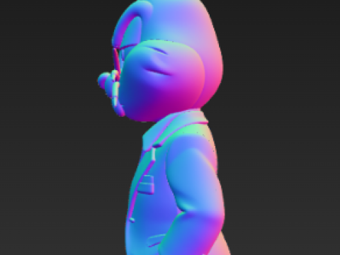 벅스 버니 스카페이스 에디션 3D 프린트 모델