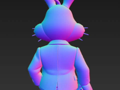 벅스 버니 스카페이스 에디션 3D 프린트 모델