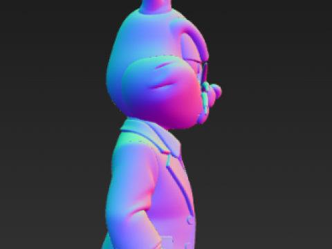 벅스 버니 스카페이스 에디션 3D 프린트 모델