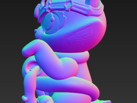 캐시 캣 조디악 시리즈 케이스 - 물병자리 3D 프린트 모델