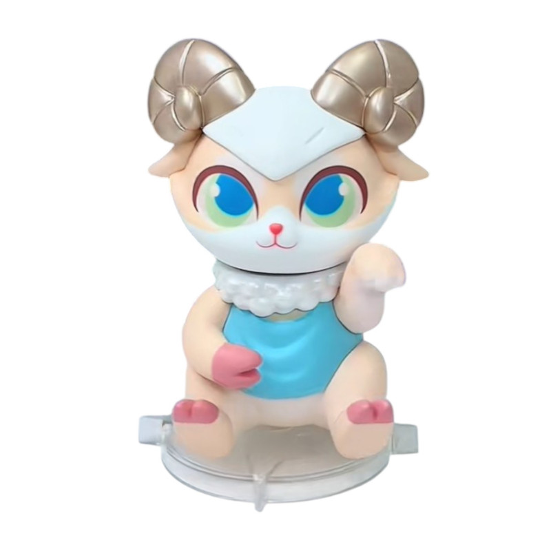 캐시 캣 조디악 시리즈 케이스 - 양자리 3D 프린트 모델 .c4d .max .obj .3ds .fbx .stl .blend 