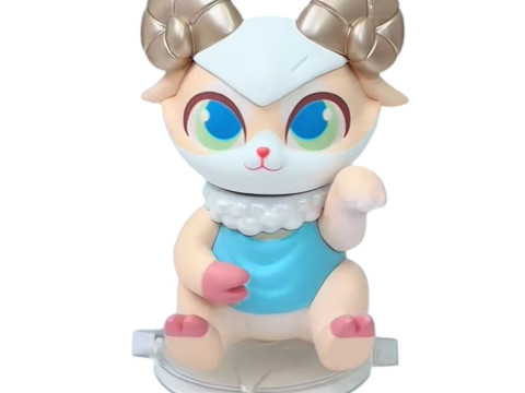 캐시 캣 조디악 시리즈 케이스 - 양자리 3D 프린트 모델