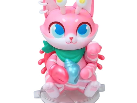 Cassy Cat 조디악 시리즈 케이스 - 게자리 3D 프린트 모델