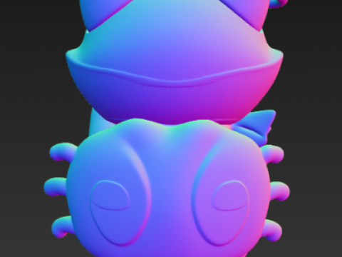 Cassy Cat 조디악 시리즈 케이스 - 게자리 3D 프린트 모델