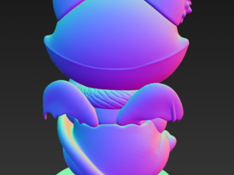 캐시 캣 조디악 시리즈 케이스 - 쌍둥이자리 3D 프린트 모델