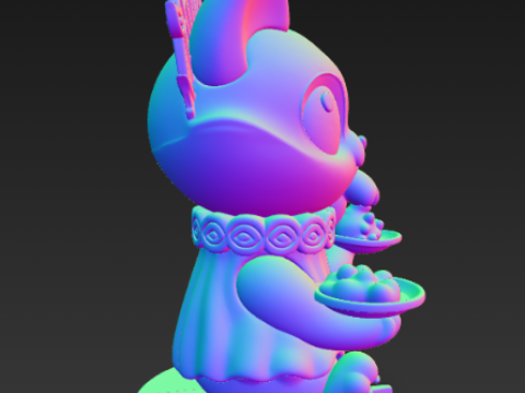 캐시 캣 조디악 시리즈 케이스 - 천칭자리 3D 프린트 모델