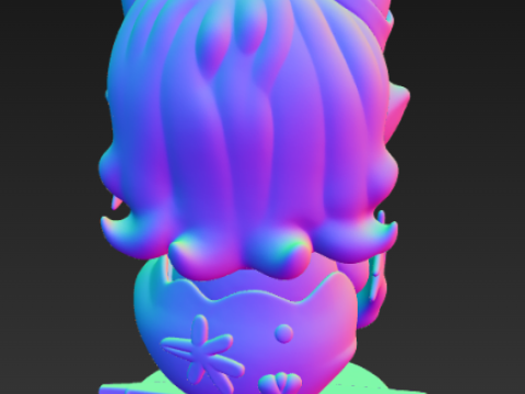 Cassy Cat 조디악 시리즈 케이스 - 물고기자리 3D 프린트 모델