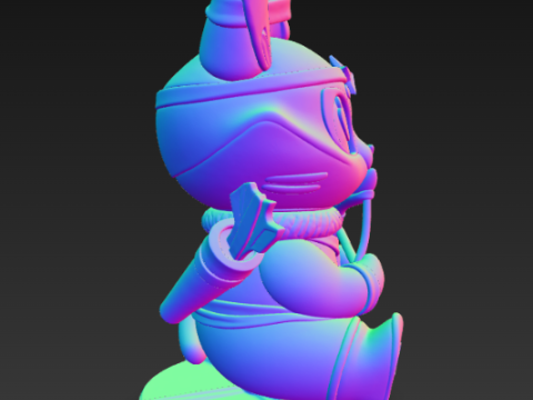 캐시 캣 조디악 시리즈 케이스 - 궁수자리 3D 프린트 모델