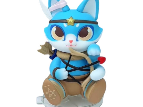 캐시 캣 조디악 시리즈 케이스 - 궁수자리 3D 프린트 모델