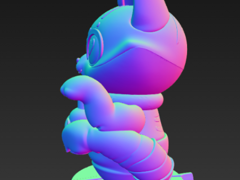 캐시 캣 조디악 시리즈 케이스 - 전갈자리 3D 프린트 모델